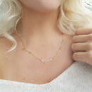 Multiple Name Necklace 18k Gold Plated Jewelry