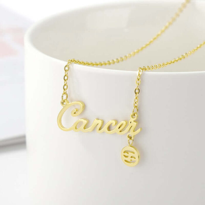 Zodiac Necklaces Gold Vermeil Horoscope Jewelry for Girls - Image 10