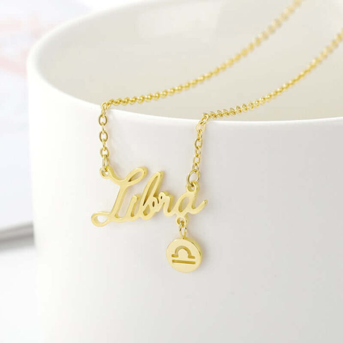 Zodiac Necklaces Gold Vermeil Horoscope Jewelry for Girls - Image 13